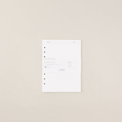 Recambio de papel reciclable con hojas con puntos pack