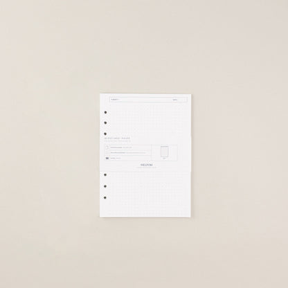 Recambio de papel reciclable con hojas con puntos pack