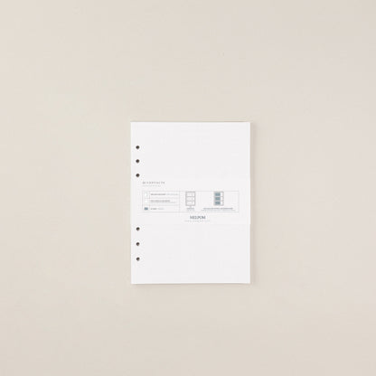 Recambio de papel reciclable con hoja de contactos pack