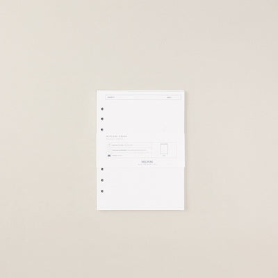 Recambio de papel reciclable con hojas lisas pack