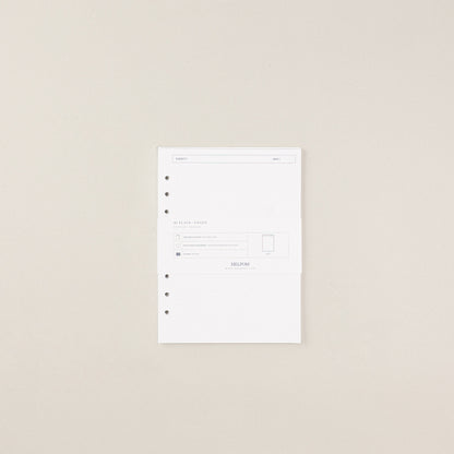 Recambio de papel reciclable con hojas lisas pack
