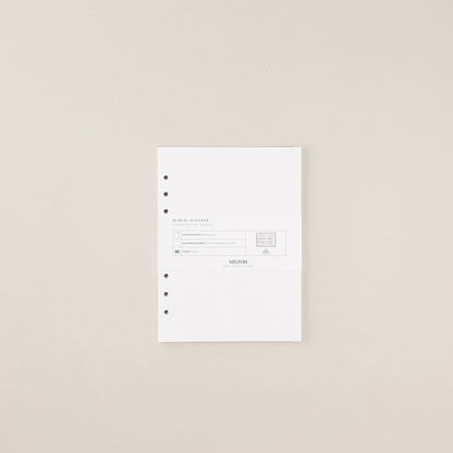 Recambio de papel reciclable para planear menus pack