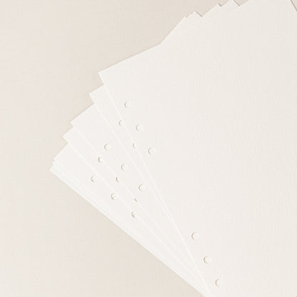 Recambio de papel reciclado, hojas para acuarelas