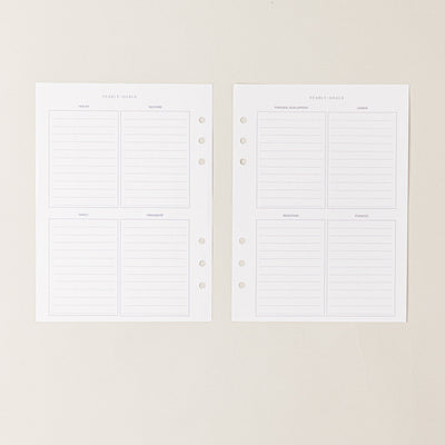 Recambio de papel reciclable con seguimiento de habitos,  habit tracker