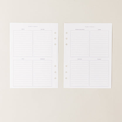 Recambio de papel reciclable con seguimiento de habitos,  habit tracker