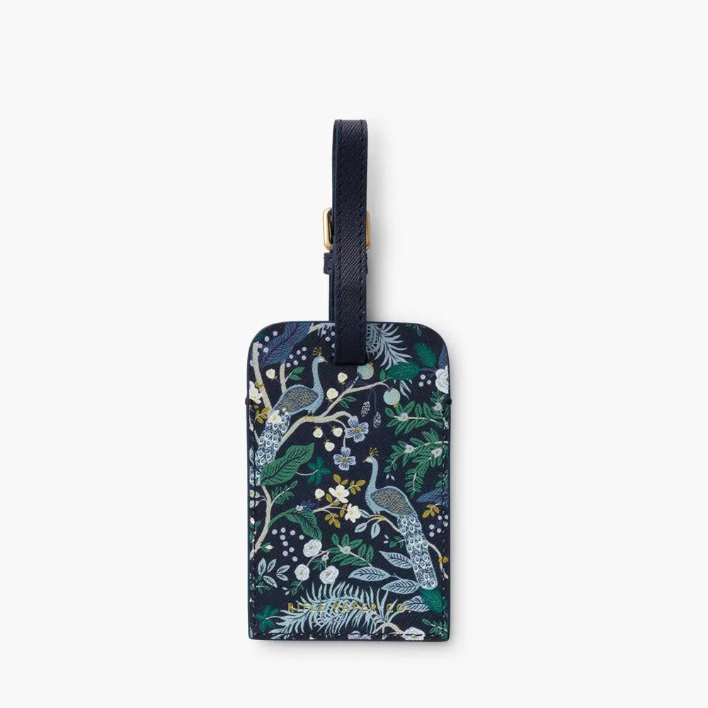 Peacock Luggage Tag - Rifle Paper Co.