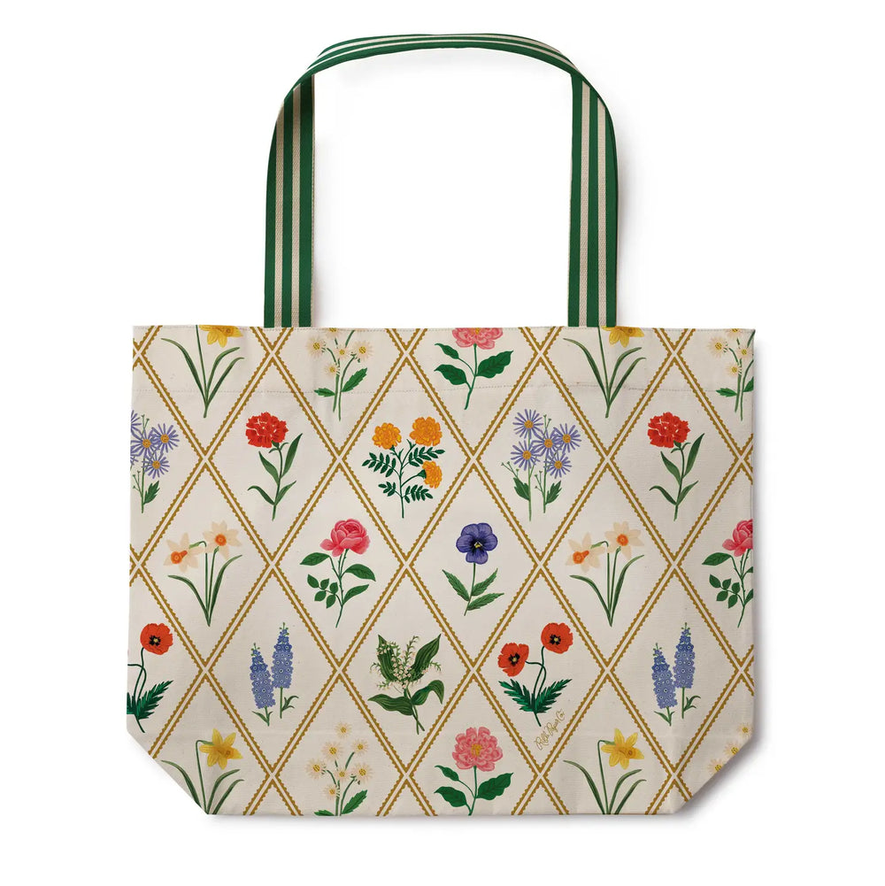 Bolso tote de lona - Garden Study - Rifle Paper
