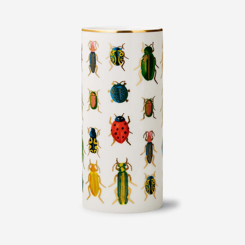 Jarrón de porcelana Beetles & Bugs - Rifle Paper Co.
