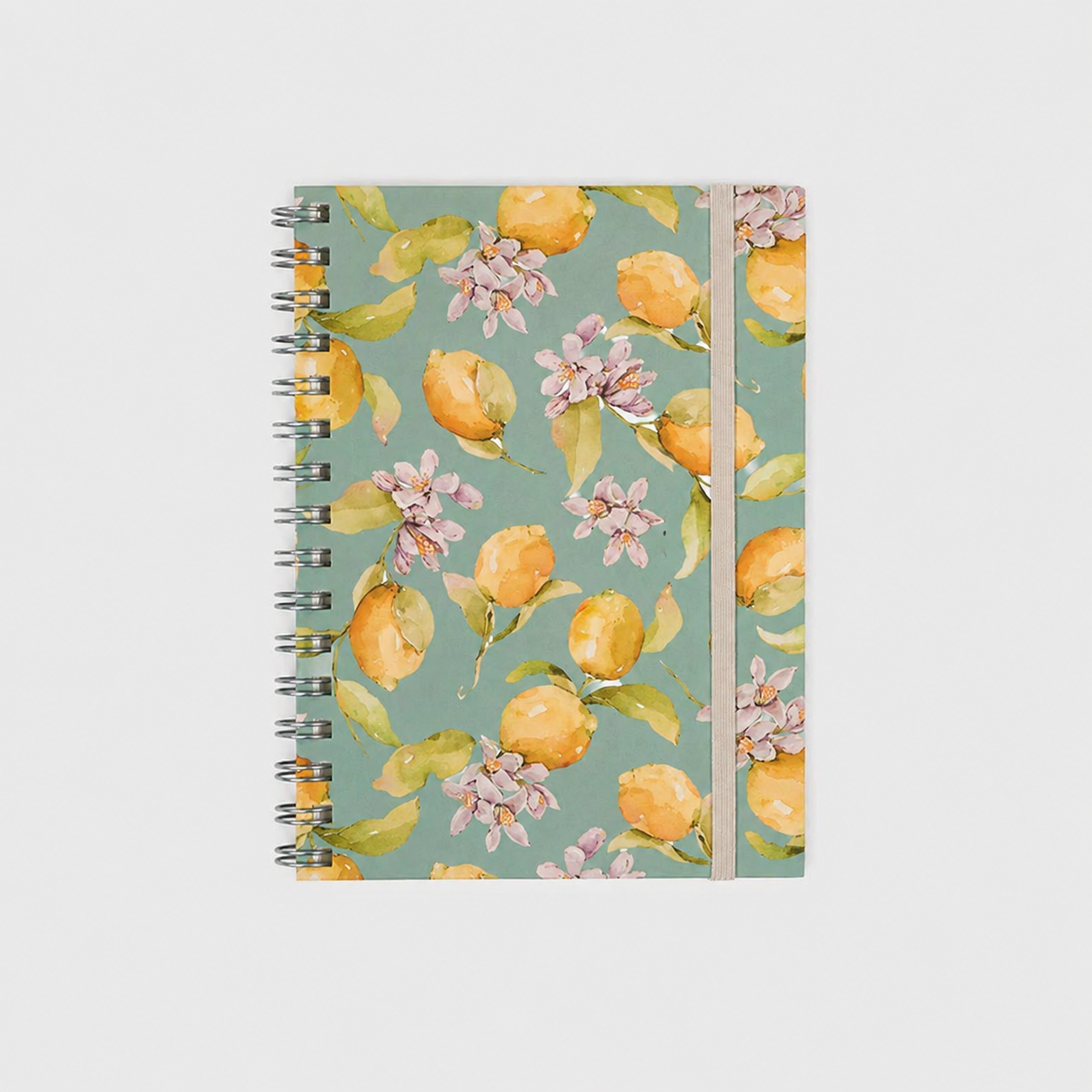 Libreta Wyro A5 Tapa Blanda Hojas Cuadrícula - Lemon Garden