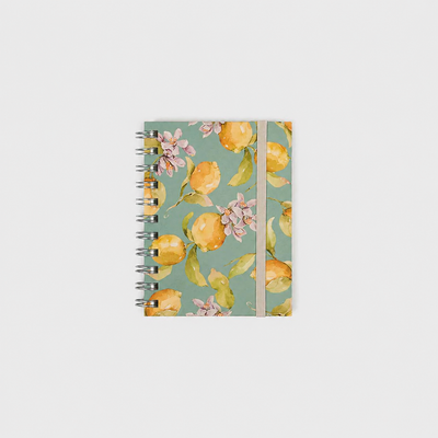 Libreta Wyro A6 Tapa Blanda Hojas Cuadrícula -  Lemon Garden