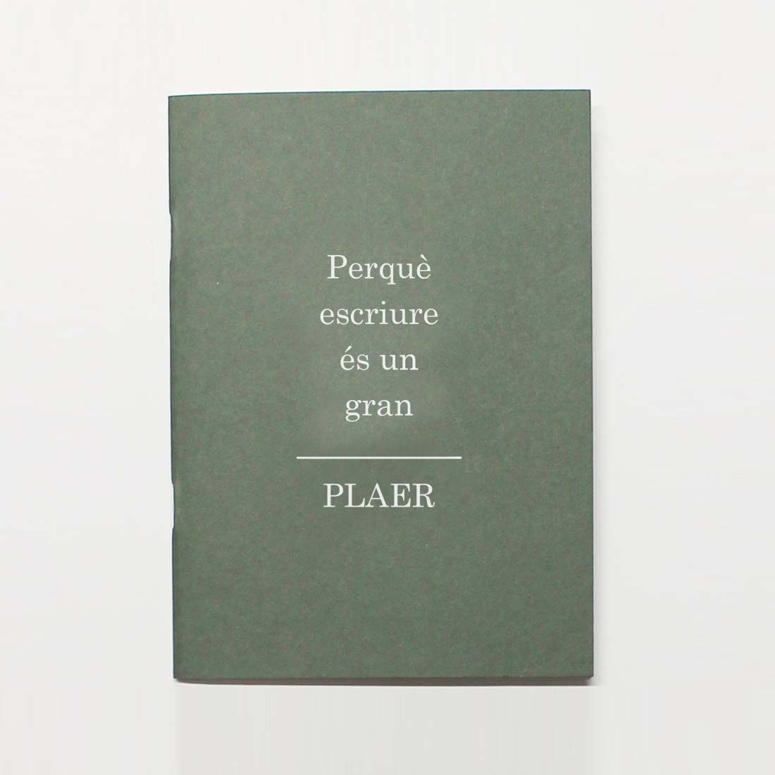 Llibreta A5 "Perquè escriure"