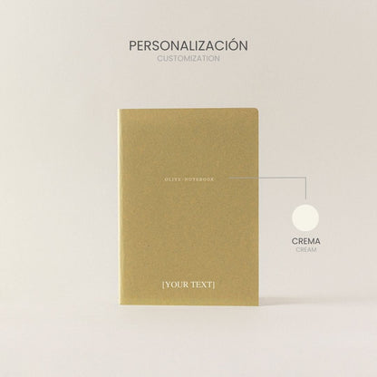 Libreta Orgánica A5 · Olive