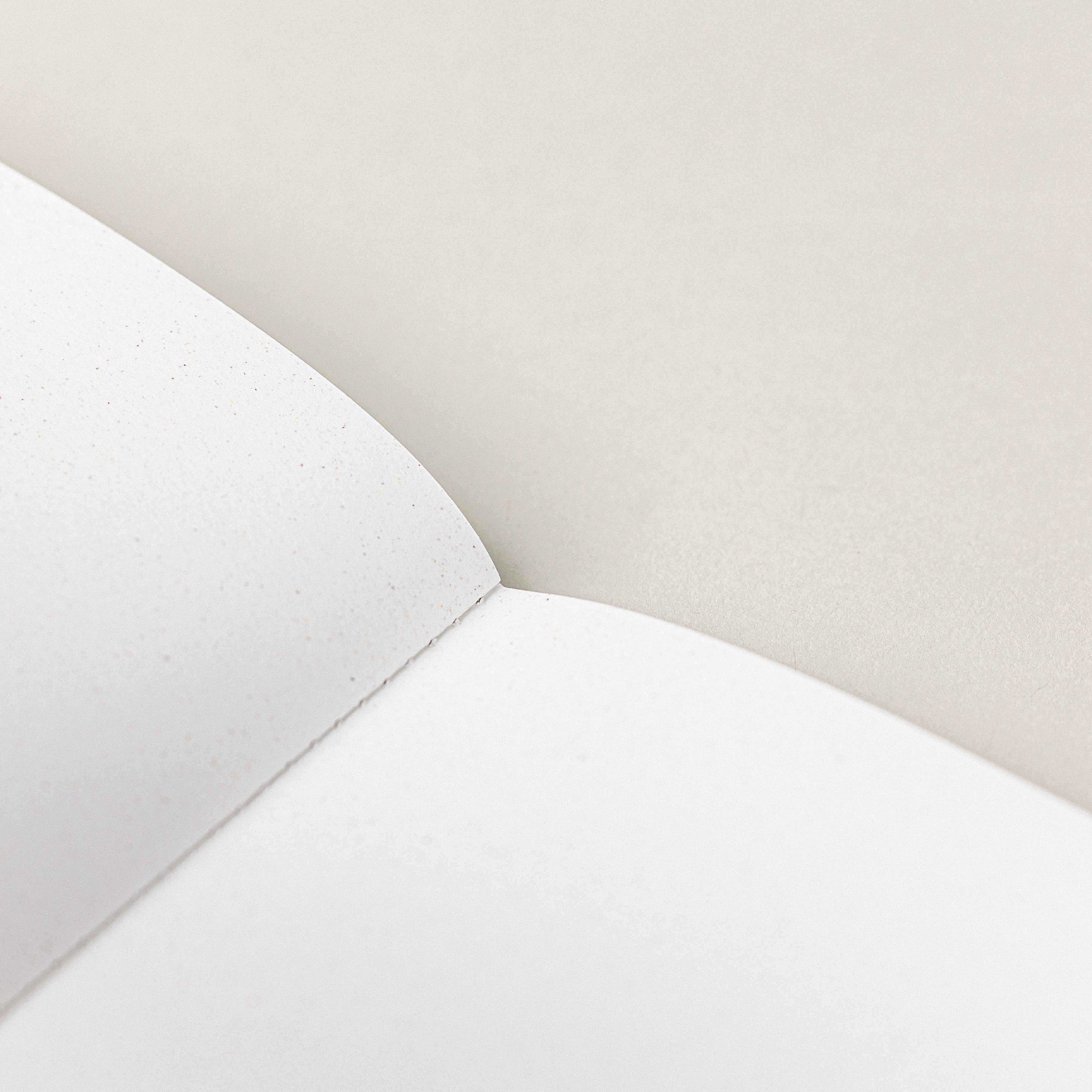 Hojas de pequeña libreta de notas sostenible