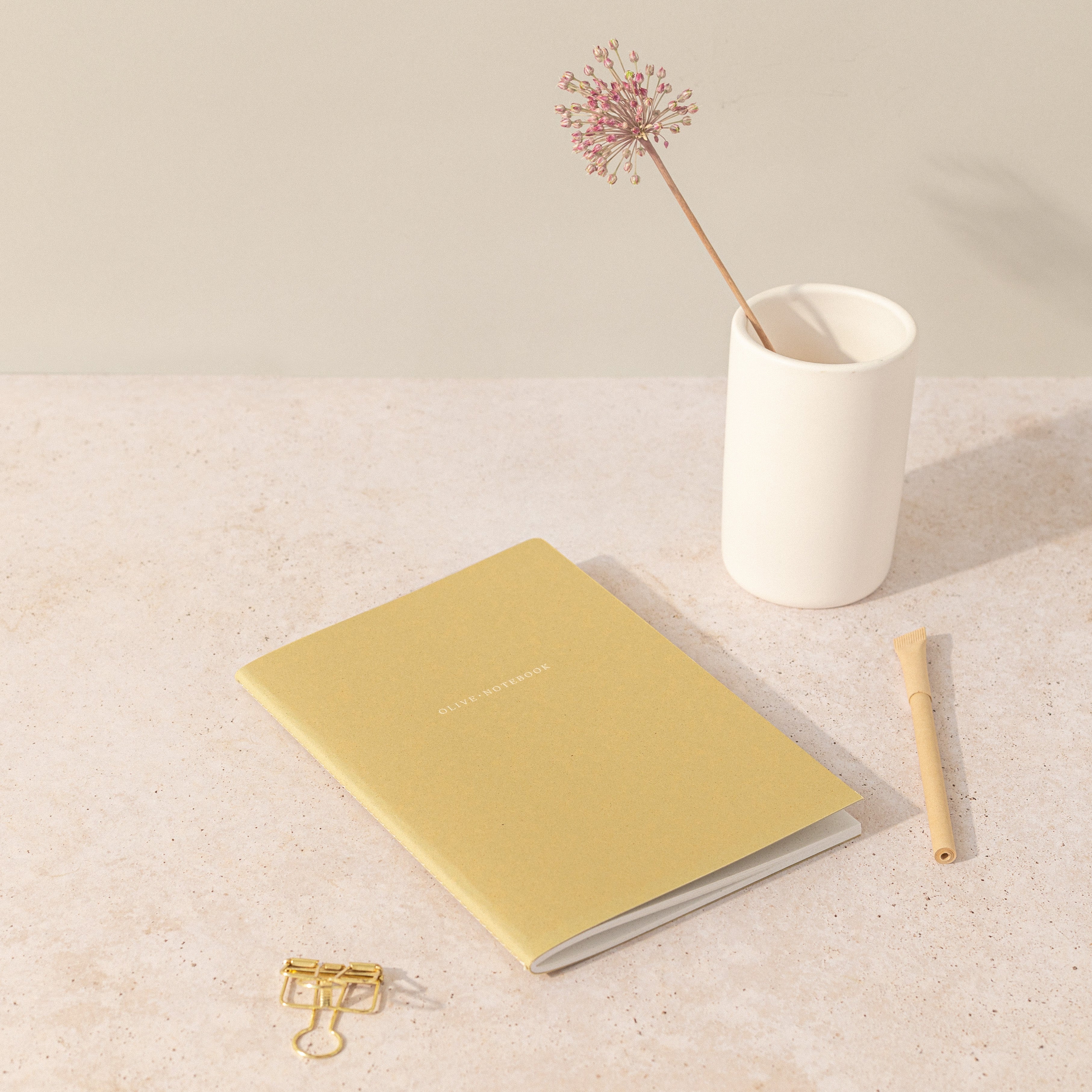 Pequeña libreta de notas sostenible 