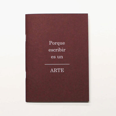 A5 notebook "Because of writing"