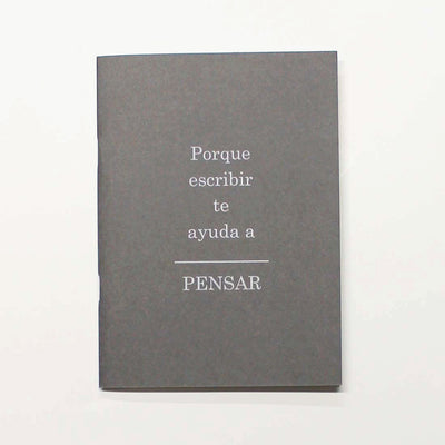 A5 notebook "Because of writing"