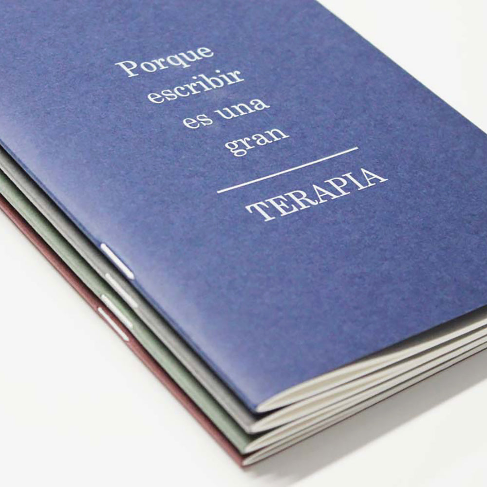 A5 notebook "Because of writing"