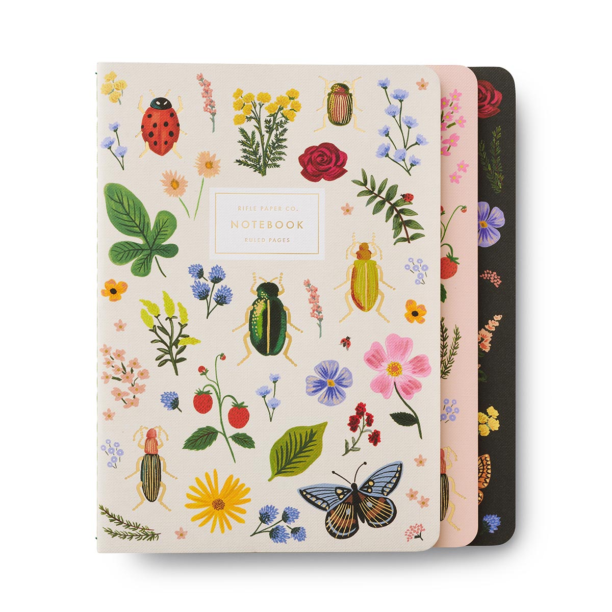 Pack 3 libretas cosidas Curio - Rifle Paper