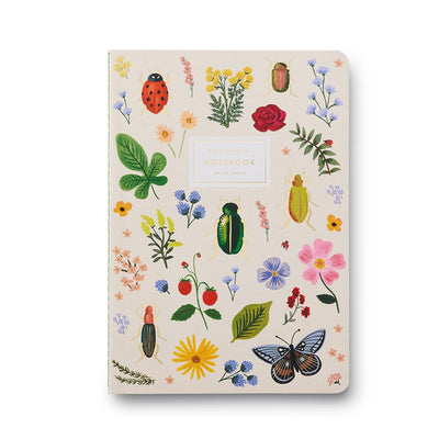 Pack of 3 Curio stitched notebooks - Rifle Paper