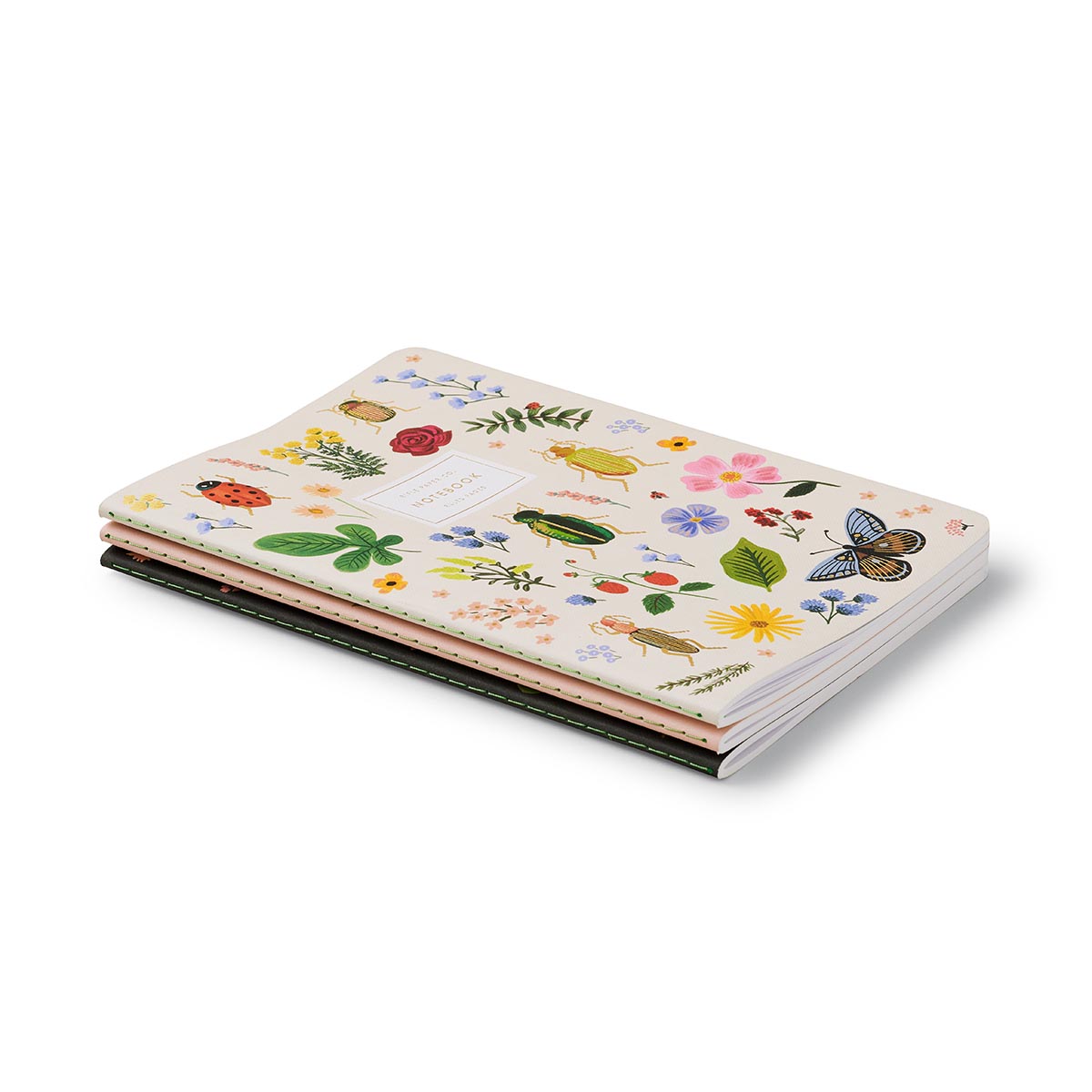 Pack of 3 Curio stitched notebooks - Rifle Paper