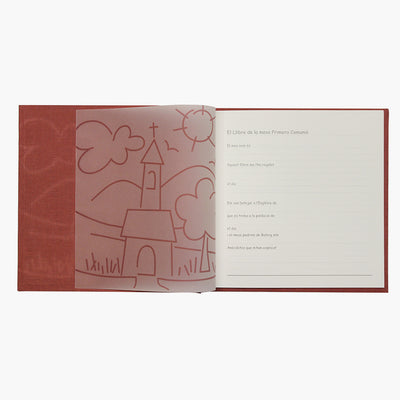 Catalan themed Communion book