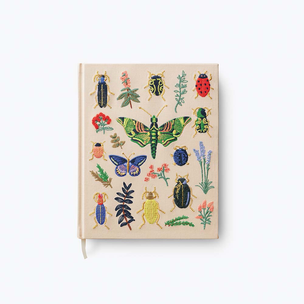 Cuaderno de bocetos bordado Curio - Rifle Paper Co.