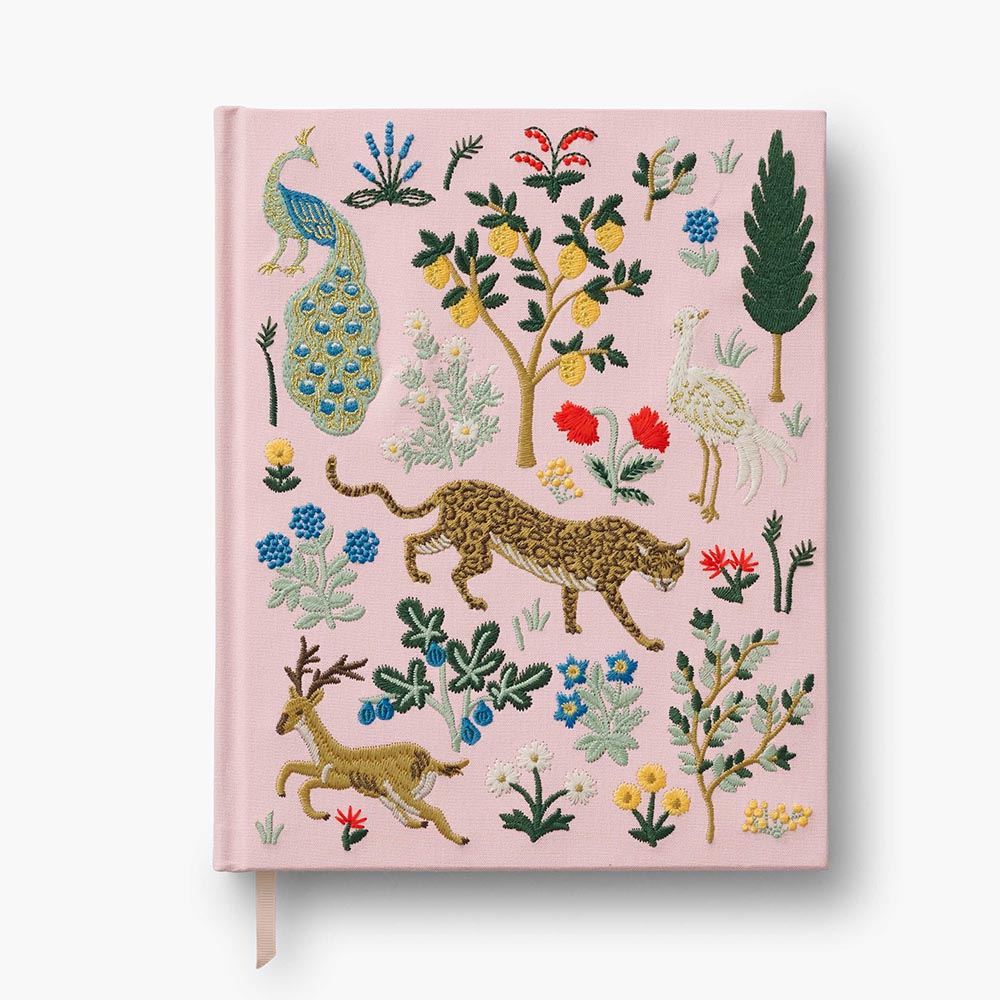 Cuaderno de bocetos bordado Menagerie - Rifle Paper Co.