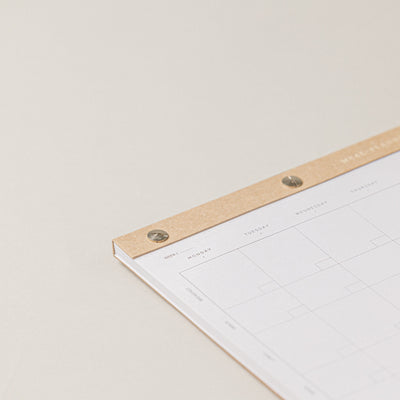 Mi bloc de notas con planificador menu semanal de comidas. Para una planificación de comidas semanales, con un to do list una libreta A5.