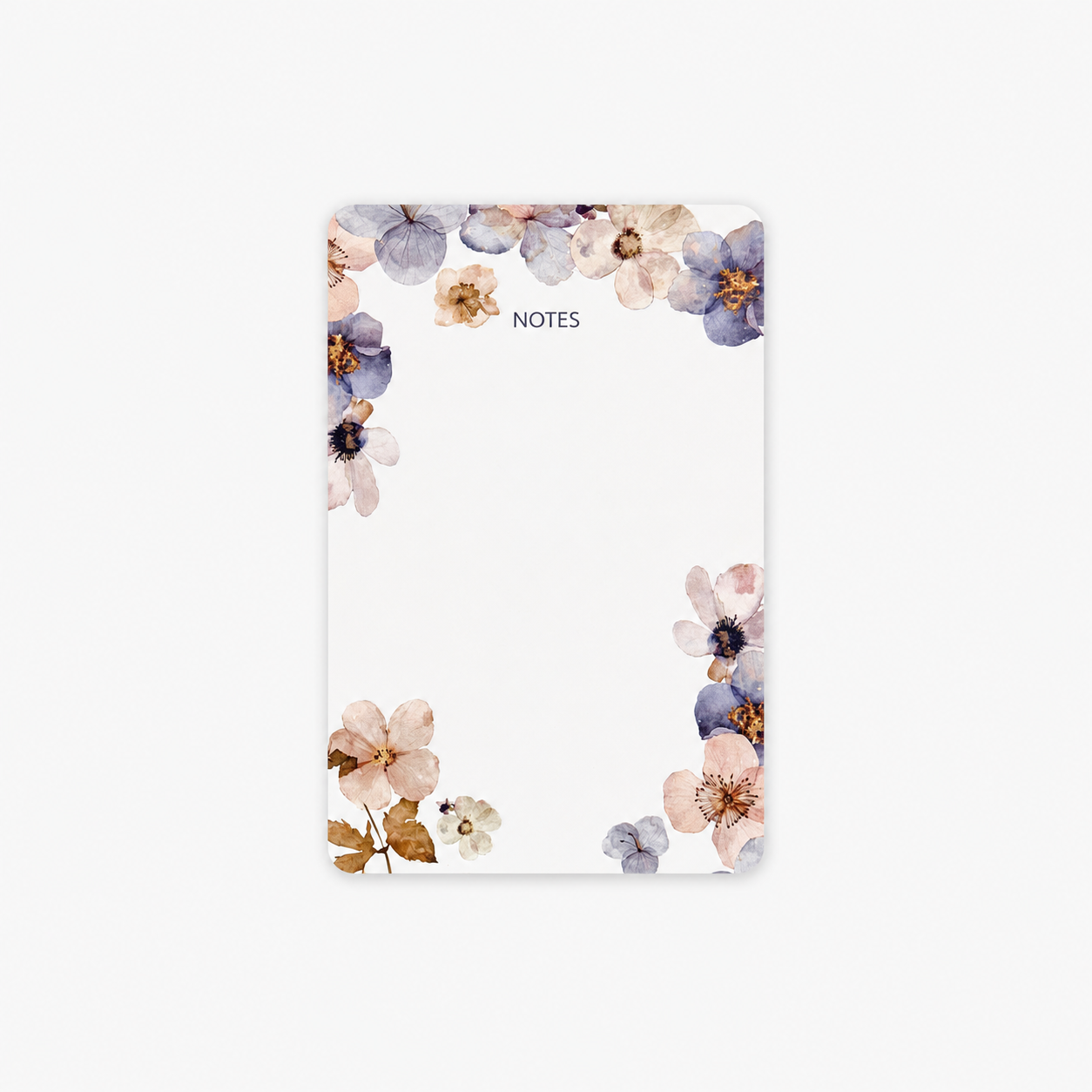 Bloc de notas Pressed Flowers