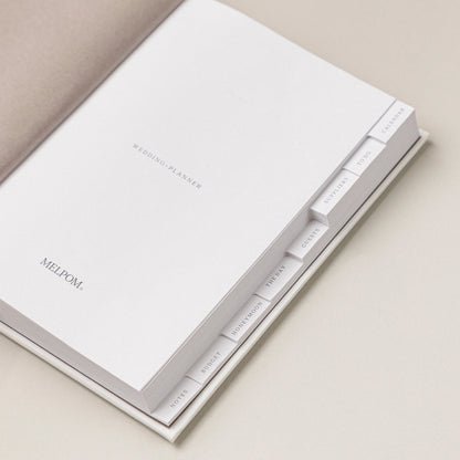 Planeador de bodas para que seas tu propia wedding planner, planes de boda y planeación de boda perfecta. Una boda sostenible melpom.