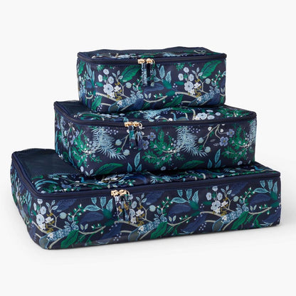 Set de 3 organitzadors d'equipatge Peacock - Rifle Paper Co.