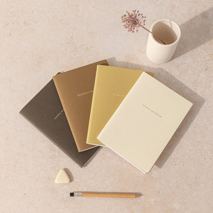 Pack de pequeñas libretas de notas orgánicas
