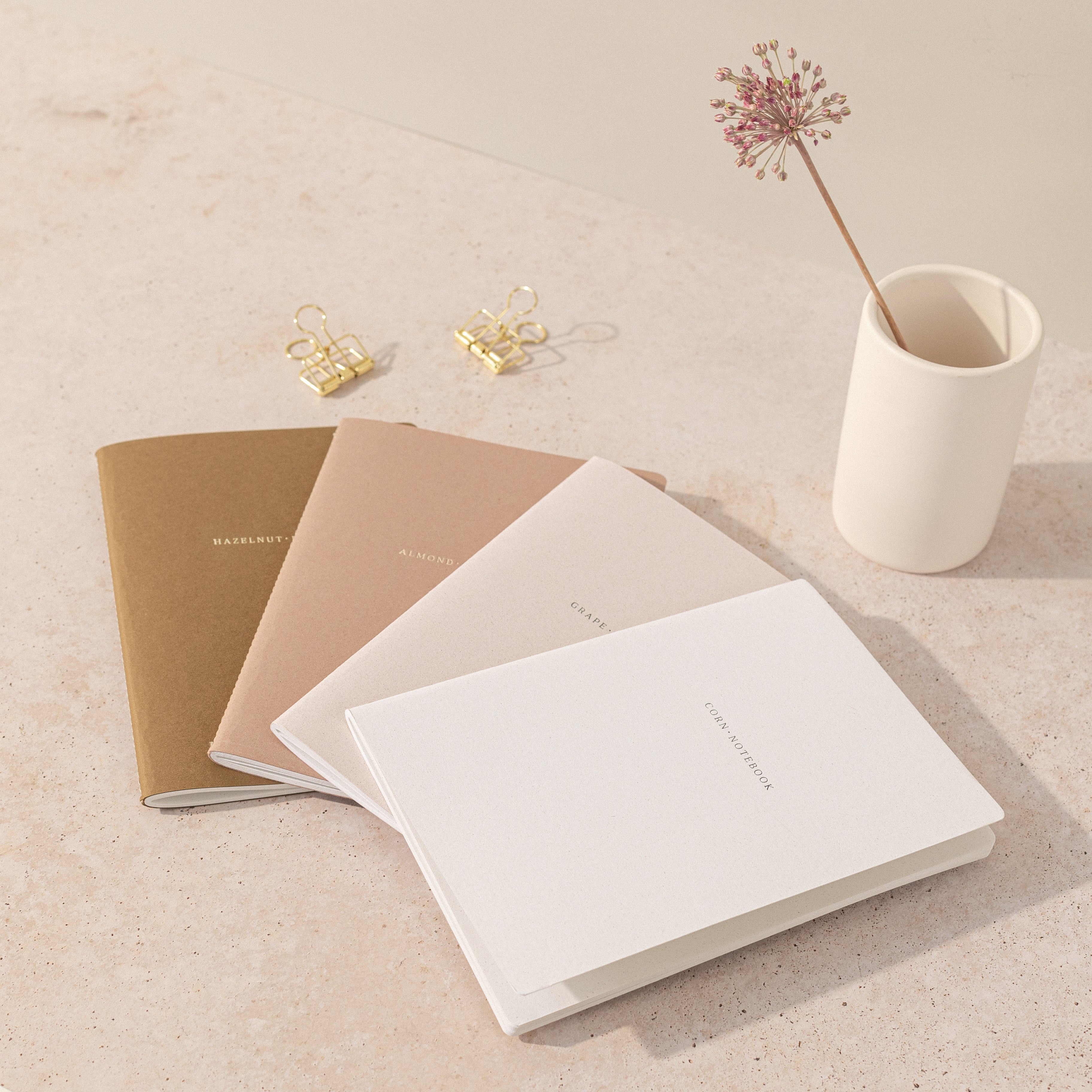 Pack de pequeñas libretas de notas orgánicas