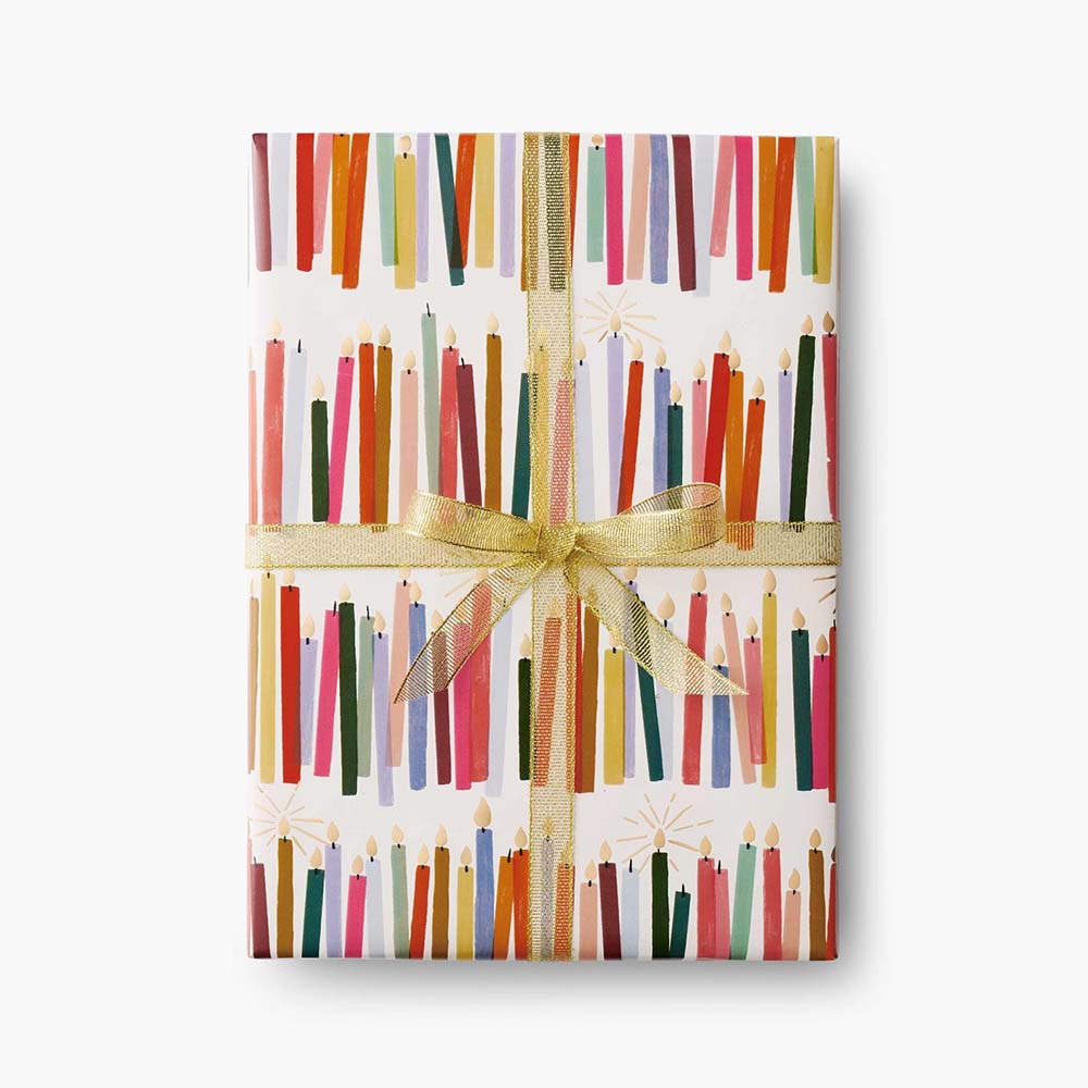 Papel de regalo Velas Candles - Rifle Paper