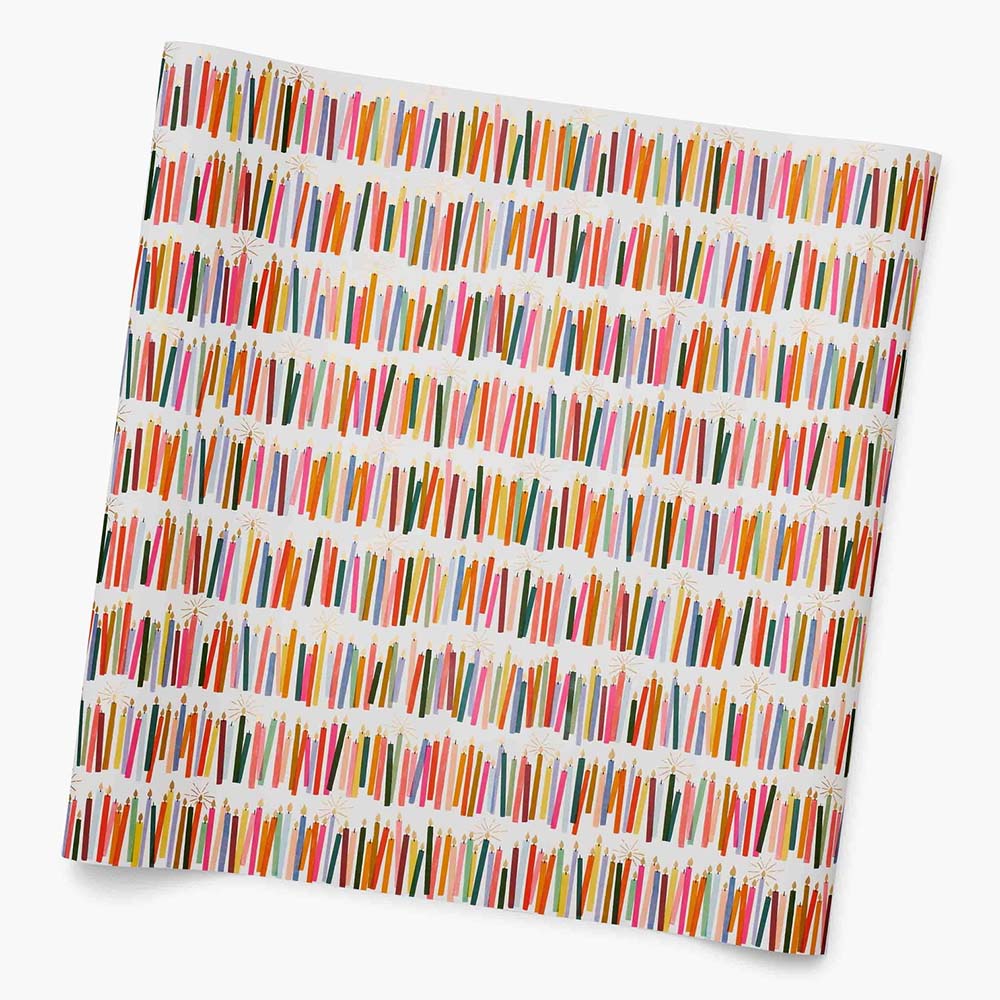 Papel de regalo Velas Candles - Rifle Paper