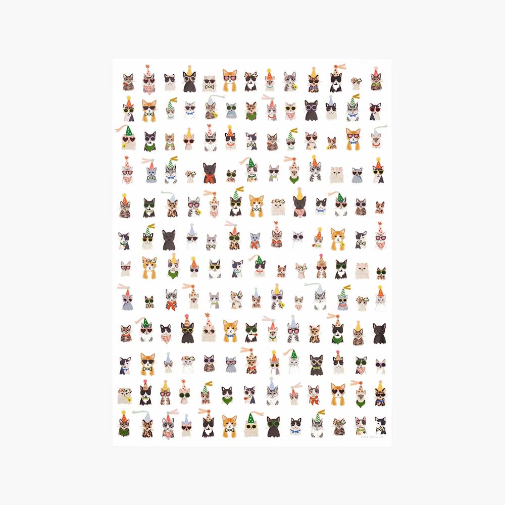 Papel de regalo gatos Cool Cats - Rifle Paper