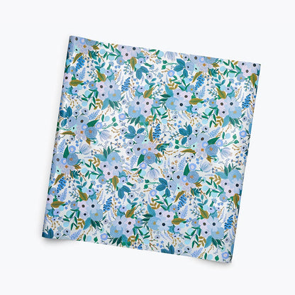Garden Party Blue Continuous Wrapping Paper Wrapping Paper