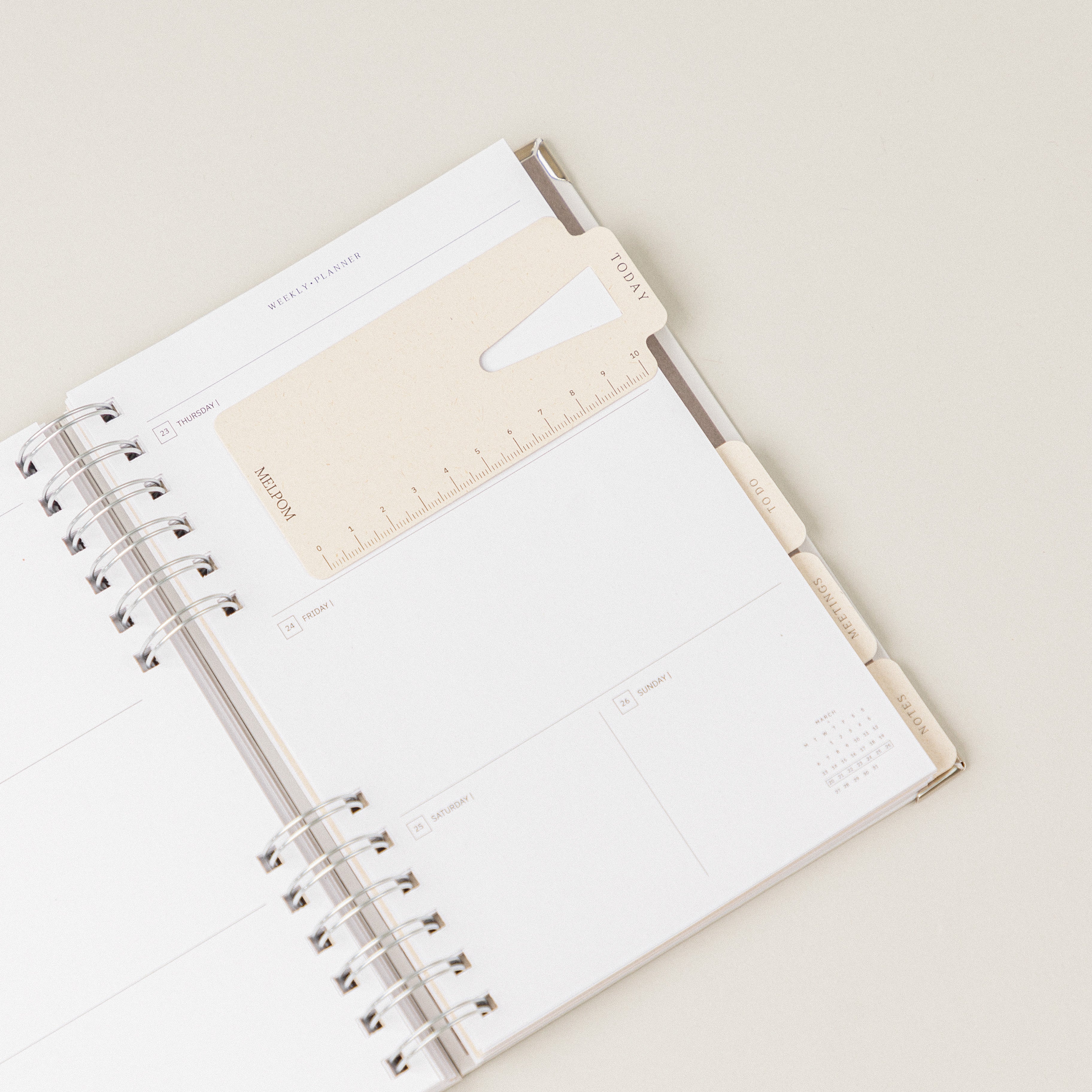 Pack Organización I Agenda + Planificador Mensual + Planificador Tareas + Bolígrafo