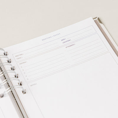 Pack Organización I Agenda + Planificador Mensual + Planificador Tareas + Bolígrafo