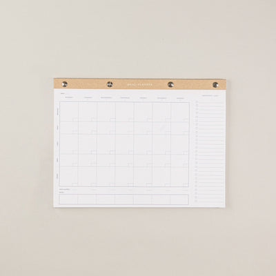 Mi bloc de notas con planificador menu semanal de comidas. Para una planificación de comidas semanales, con un to do list una libreta A5.