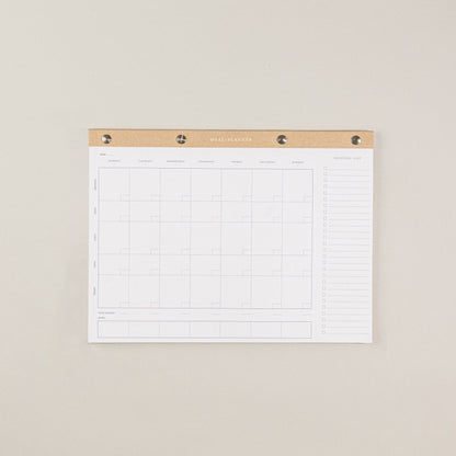 Mi bloc de notas con planificador menu semanal de comidas. Para una planificación de comidas semanales, con un to do list una libreta A5.