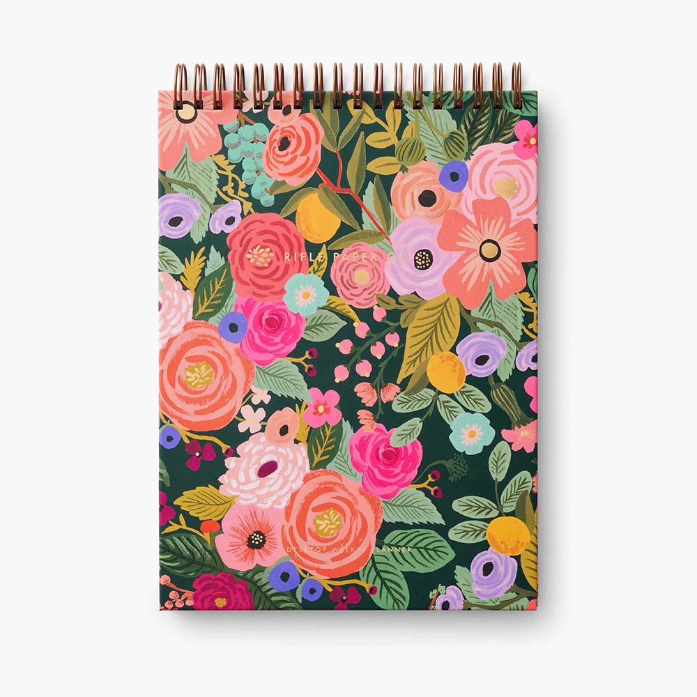 Planificador semanal de escritorio Garden Party - Rifle Paper