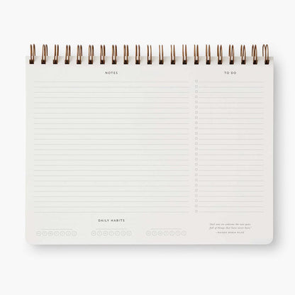 Agenda Planificador 2025 English Rose espiral superior 12 meses - Rifle Paper