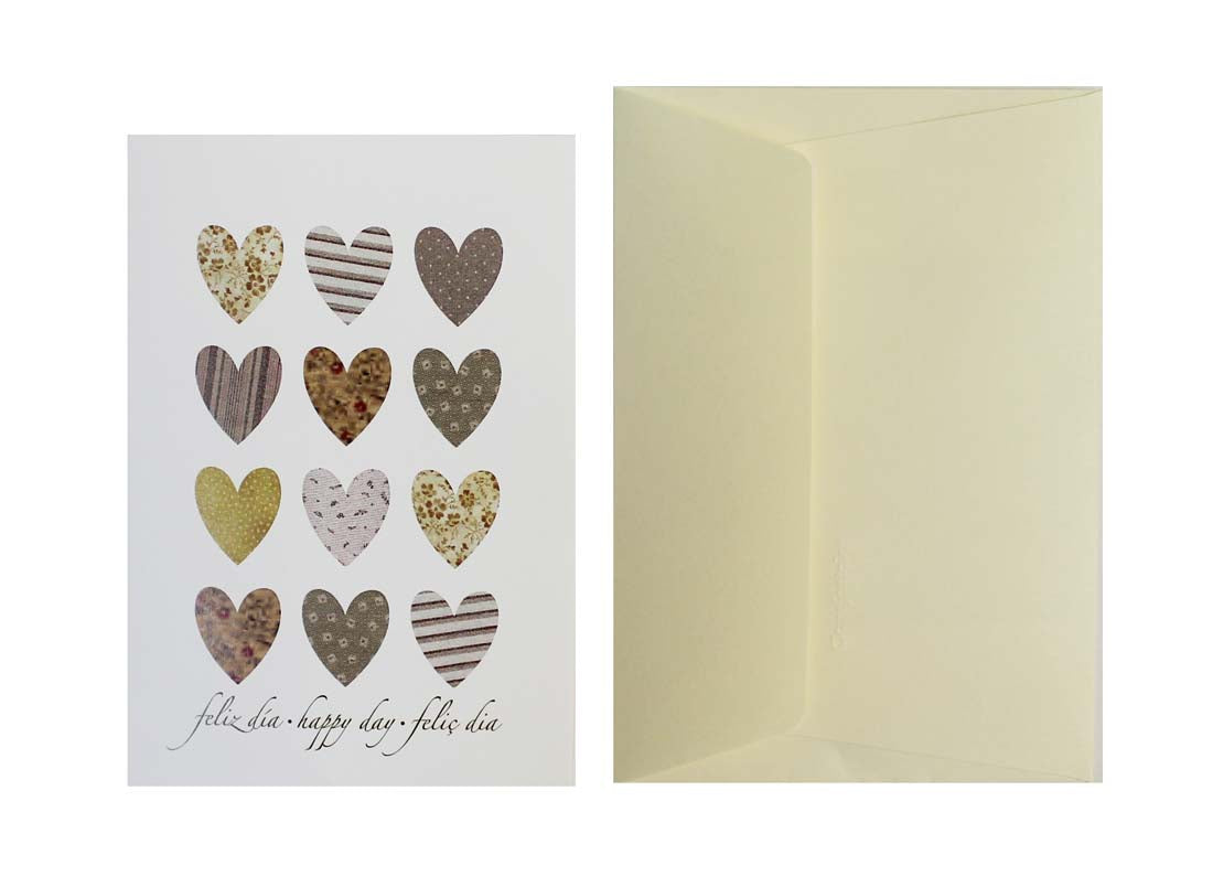 Postal 12 corazones