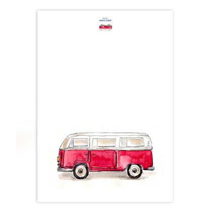 A4 Van Postcard