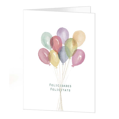 Postal A4 Globos