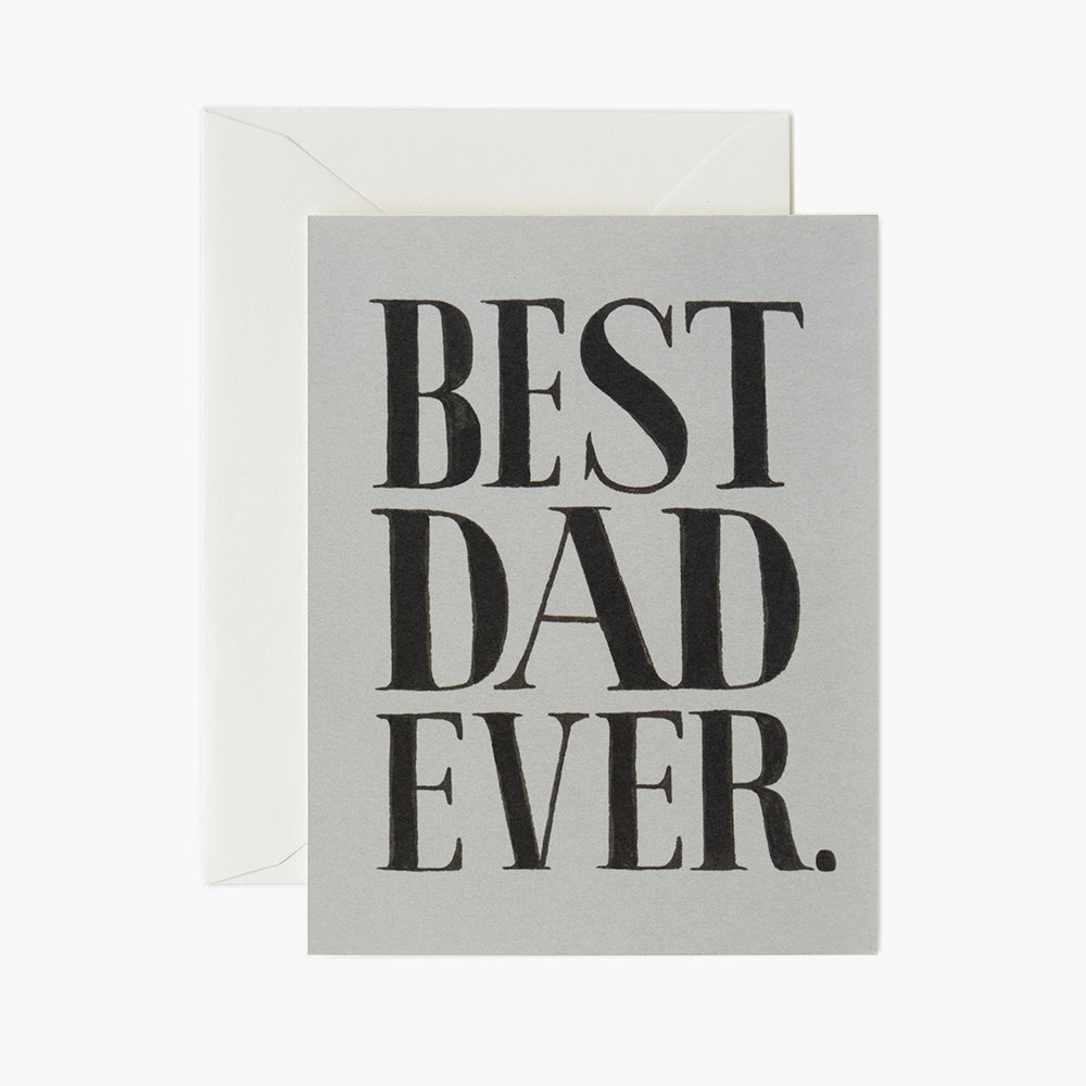 Postal Mejor Padre - Best Dad Ever Card - Rifle Paper