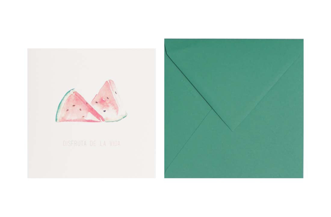 Postal Sandía Disfruta