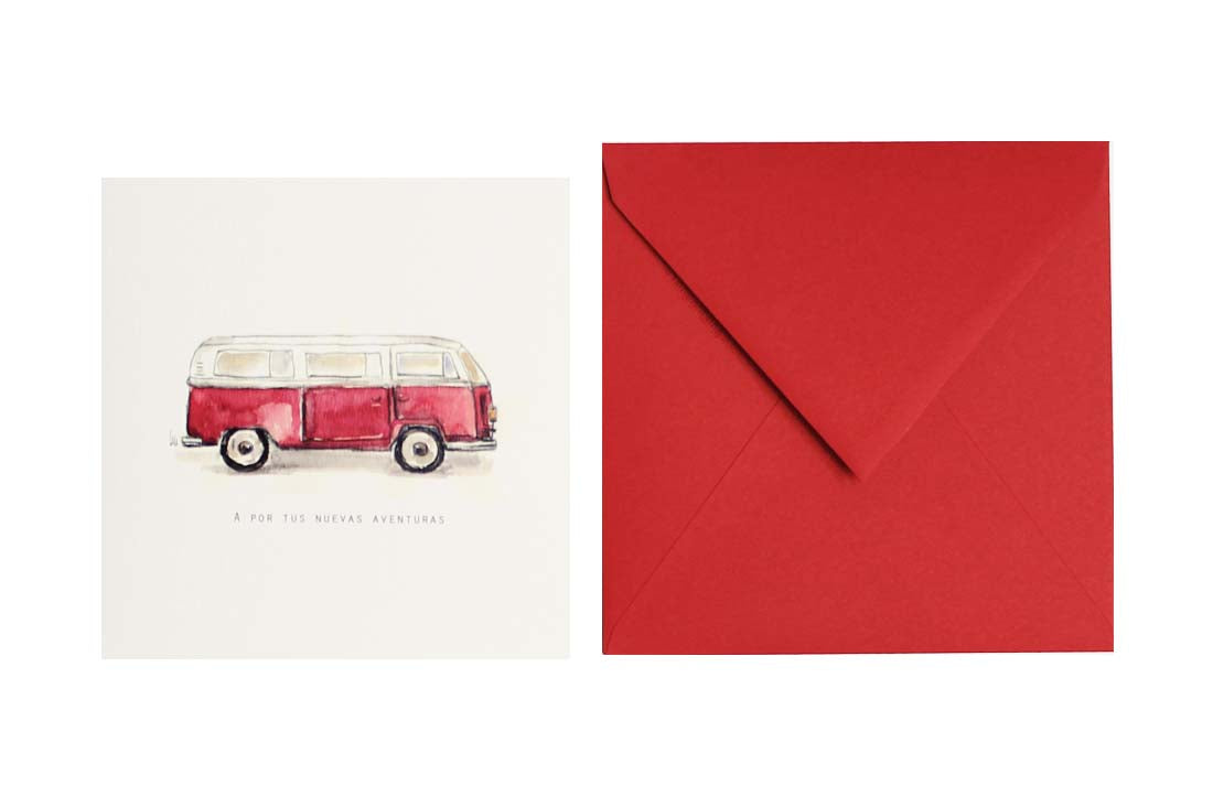 Postal Furgo mensaje
