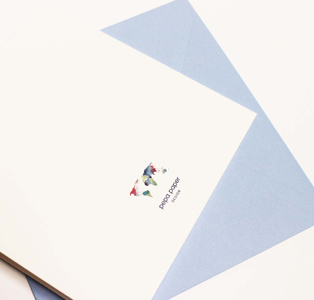Postal Mapa mundi